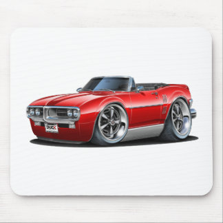 1967 Firebird Red Convertible Mouse Mat