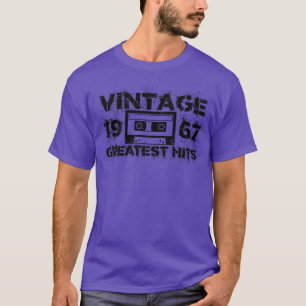 1967 Greatest Hits Vintage Black T-Shirt