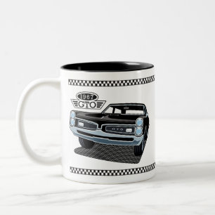 1967 Pontiac GTO Black Two-Tone Coffee Mug