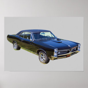 1967 Pontiac GTO Muscle Car Poster