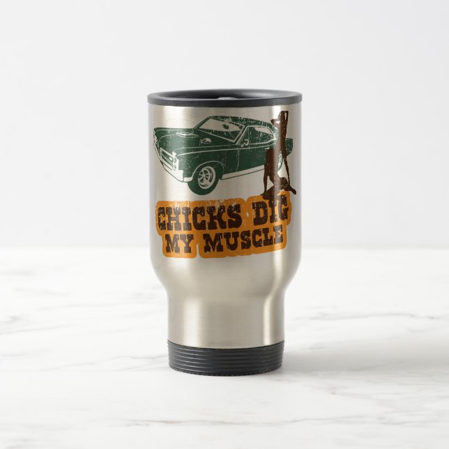 1967 Pontiac GTO Travel Mug (Center)