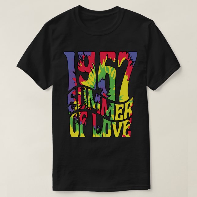 1967 Summer Of Love Hippie Beach Perfect Summer Lo T-Shirt (Design Front)