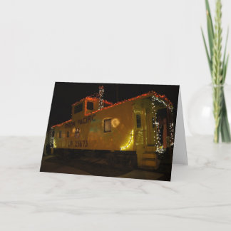 1967 Union Pacific Caboose Christmas Card (Blank)