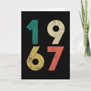 1967 Vintage Birthday Retro Card