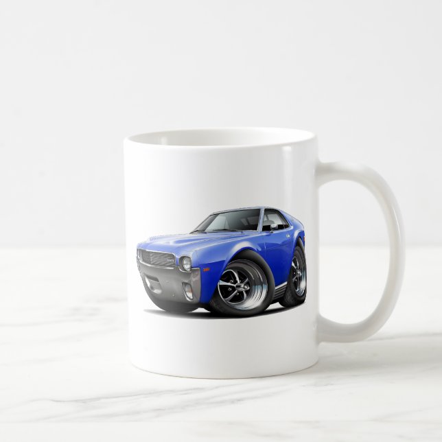 1968-69 AMX Blue Car Coffee Mug (Right)