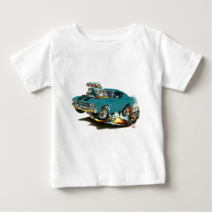 1968-69 Chevelle Teal-Black Car Baby T-Shirt
