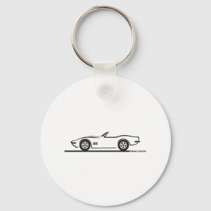 1968-69 Corvette Convertible Key Ring