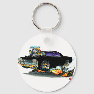 1968-69 El Camino Black Truck Key Ring