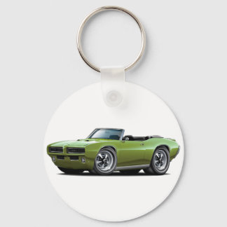 1968-69 GTO Green Convertible Key Ring