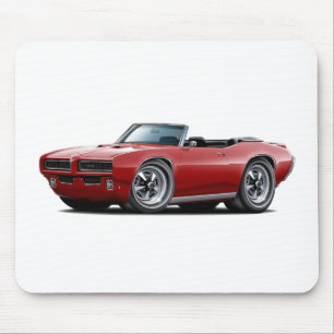 1968-69 GTO Maroon Convertible Mouse Mat