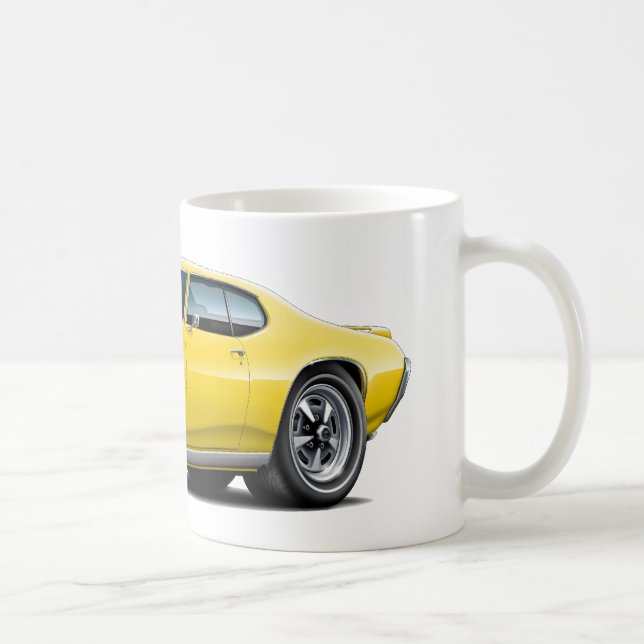 1968-69 GTO Yellow Car Coffee Mug (Right)