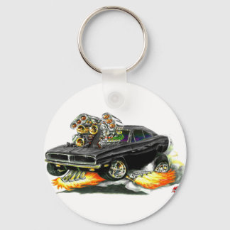 1968-70 Charger Black Car Key Ring