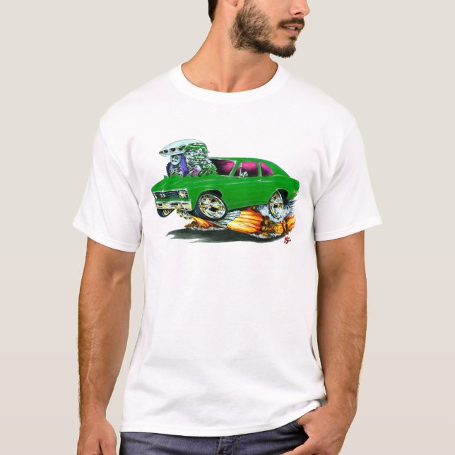 1968-70 Nova Green Car T-Shirt (Front)