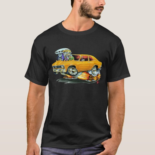 1968-70 Nova Orange Car T-Shirt (Front)