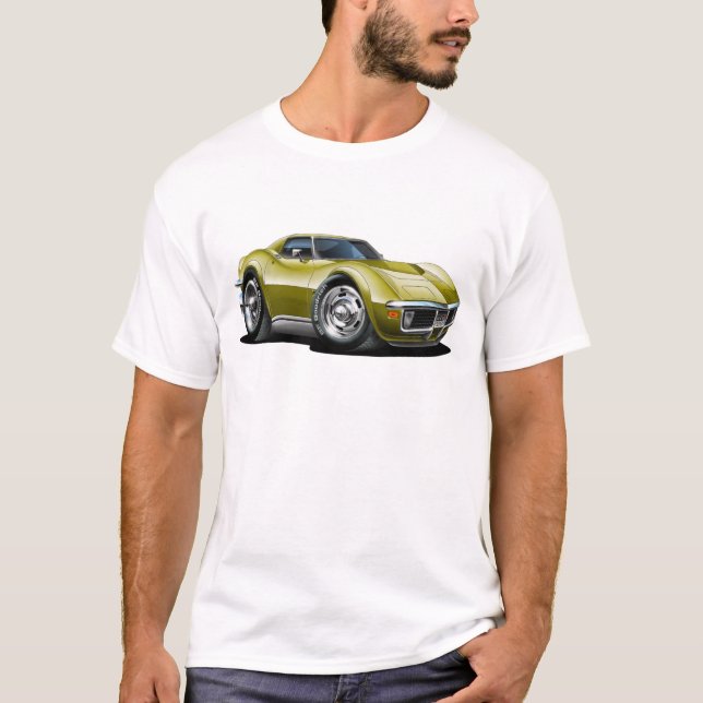 1968-72 Corvette Gold Car T-Shirt (Front)