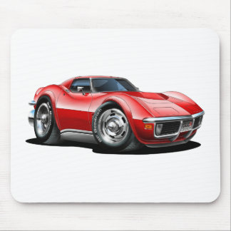 1968-72 Corvette Red Car Mouse Mat