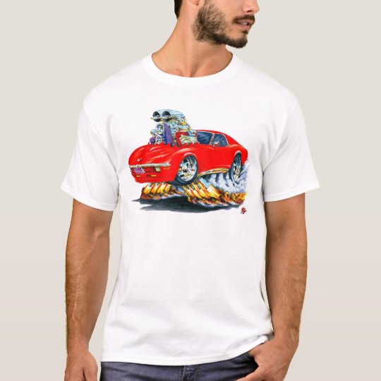 1968-72 Corvette Red Car T-Shirt