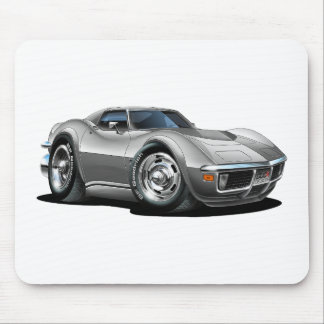 1968-72 Corvette Silver Car Mouse Mat