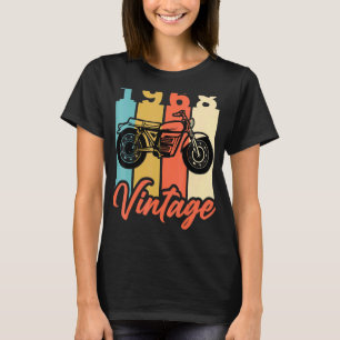 1968 Birth Year Vintage Retro Motorcycle Birthday T-Shirt