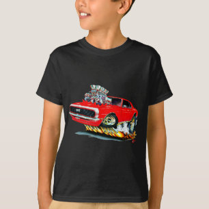 1968 Camaro Red-White Car T-Shirt