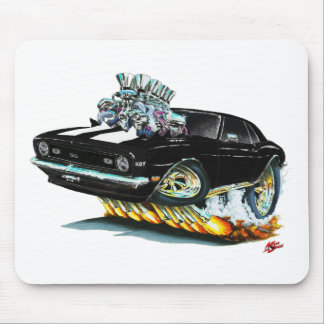 1968 Camaro SS Black-White Car Mouse Mat