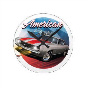 1968 Camaro SS clock