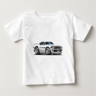 1968 Camaro White-Black Car Baby T-Shirt
