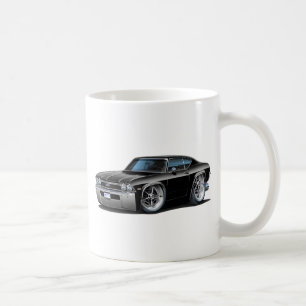 1968 Chevelle Black Car Coffee Mug