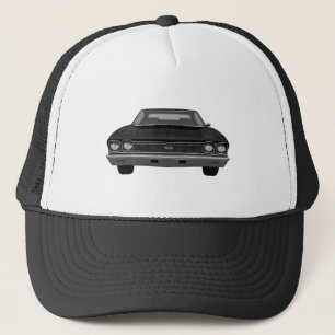 1968 Chevelle SS: Black Finish Trucker Hat
