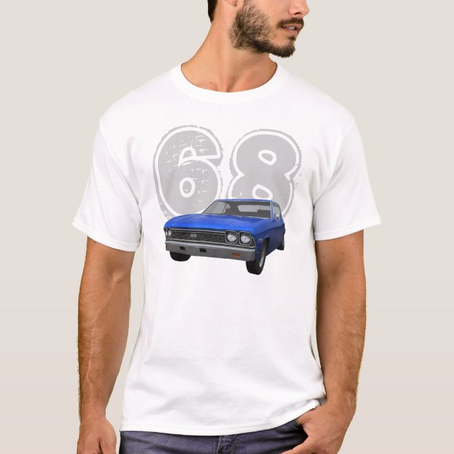 1968 Chevelle SS: Blue Finish: T-Shirt (Front)