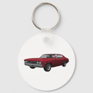 1968 Chevelle SS: Candy Apple Finish Key Ring