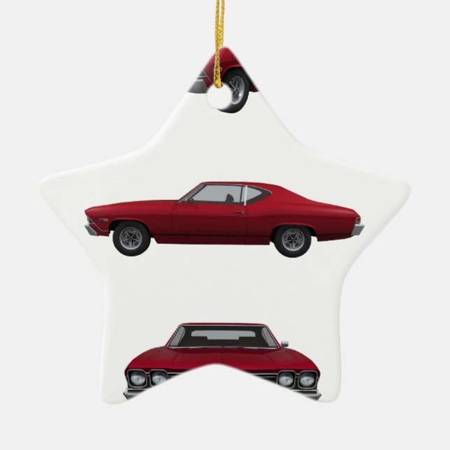 1968 Chevelle SS: Ceramic Tree Decoration (Front)