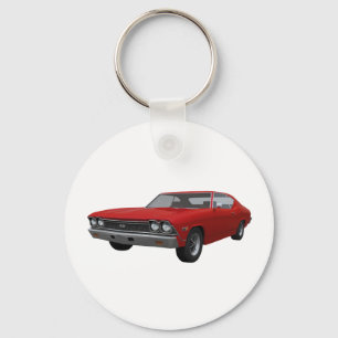 1968 Chevelle SS: Red Finish Key Ring