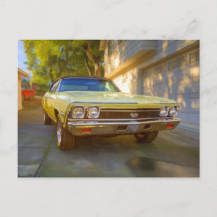 1968 CHEVROLET CHEVELLE SS 396 POSTCARD