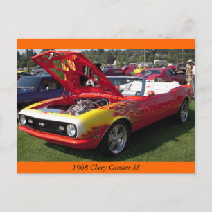 1968 Chevy Camaro SS Postcard