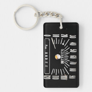 1968 Classic Car Speedometer Key Ring