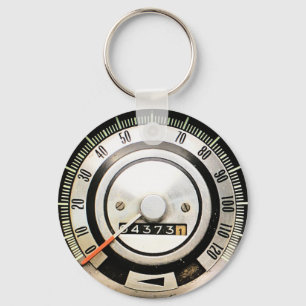 1968 Classic Sports Car Speedometer Key Ring