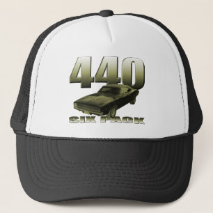 1968 dodge charger 440 six pack trucker hat