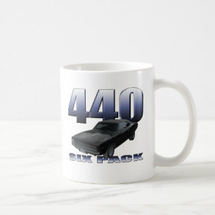 1968 dodge charger rt 440 six pack coffee mug