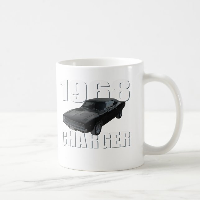 1968 dodge charger rt coffee mug (Right)
