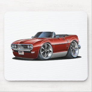 1968 Firebird Maroon Convertible Mouse Mat