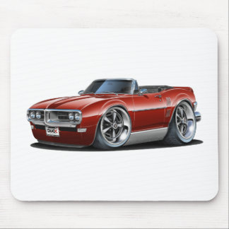 1968 Firebird Maroon Convertible Mouse Mat