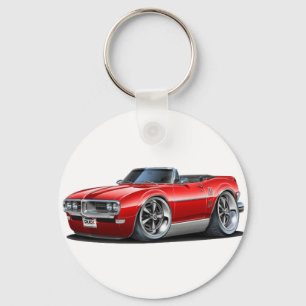 1968 Firebird Red Convertible Key Ring
