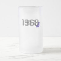 1968 Hippie Peace Sign Flower Power Purple