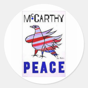 1968 Mccarthy Classic Round Sticker
