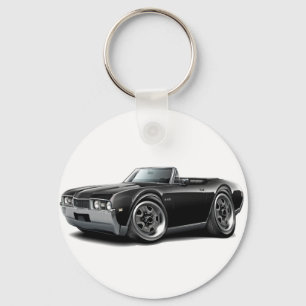 1968 Olds 442  Black Convertible Key Ring
