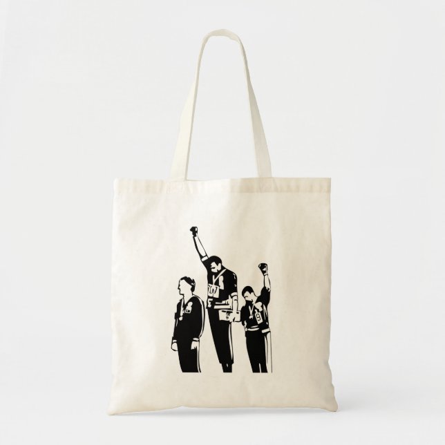 1968 Olympics Black Power Salute Tote Bag (Front)