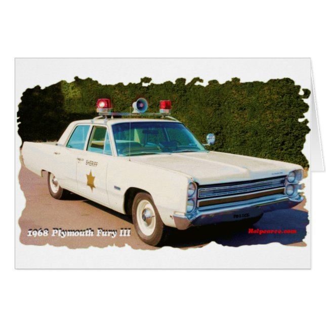 1968 Plymouth Fury III (Front Horizontal)