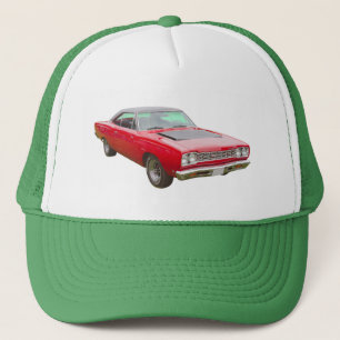 1968 Plymouth Roadrunner Muscle Car Trucker Hat