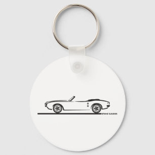 1968 Pontiac Firebird Convertible Key Ring